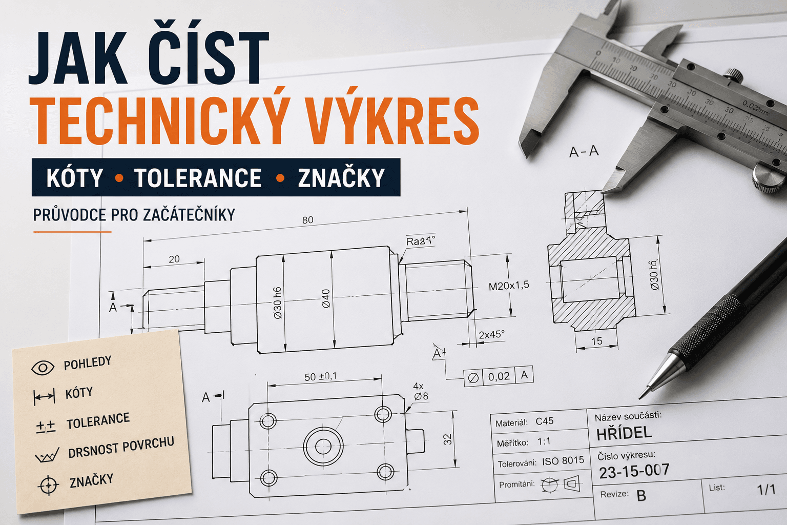 Jak číst technický výkres
