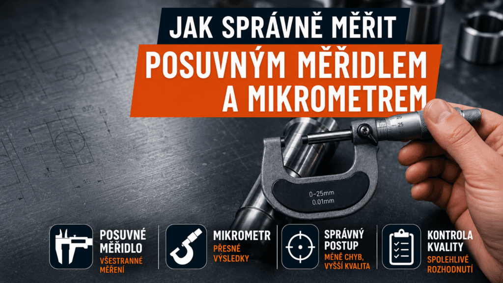 Jak měřit posuvným měřidlem a mikrometrem
