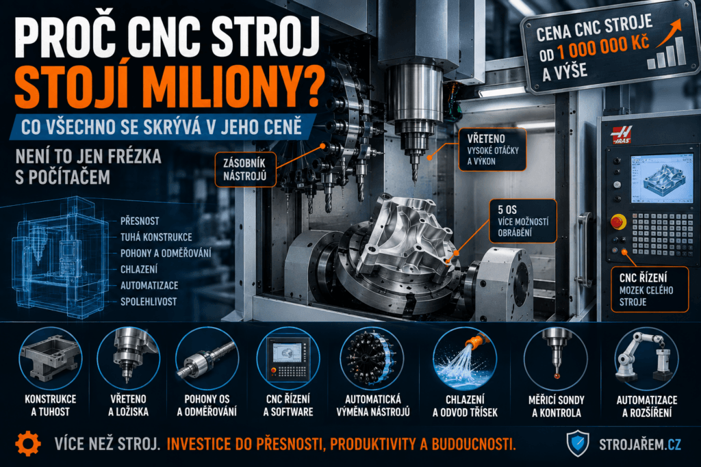 Proč CNC stroj stojí miliony?